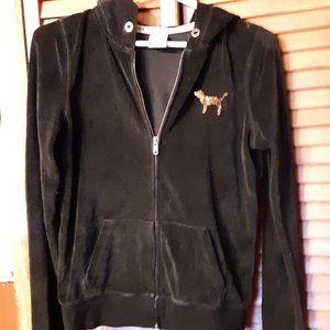 BUY 4 GET 1 Victoria Secret Love Pink Bling Zipup Hoody Sz XS